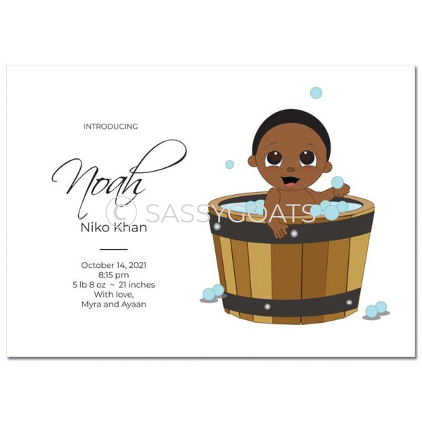 Baby Shower Announcement - Bucket