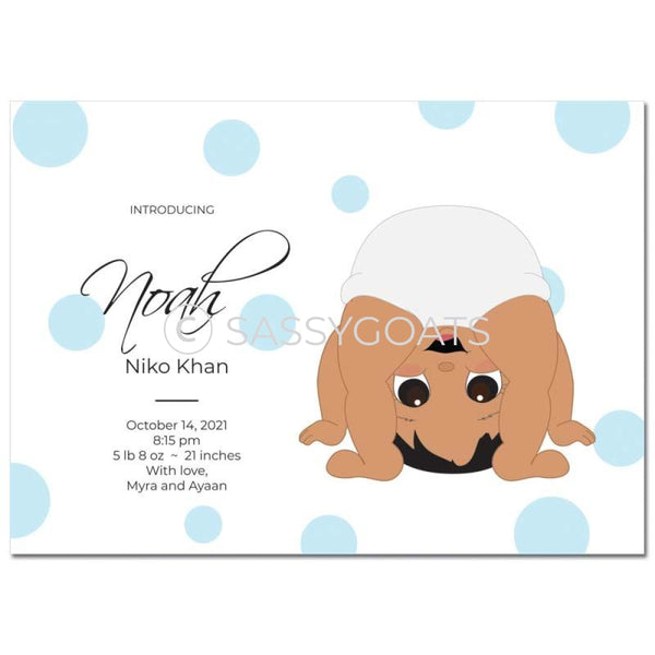Baby Shower Announcement - Peekaboo