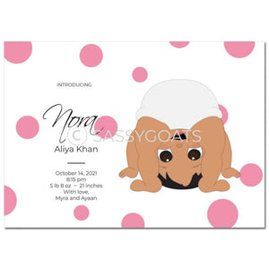 Baby Shower Announcement - Peekaboo