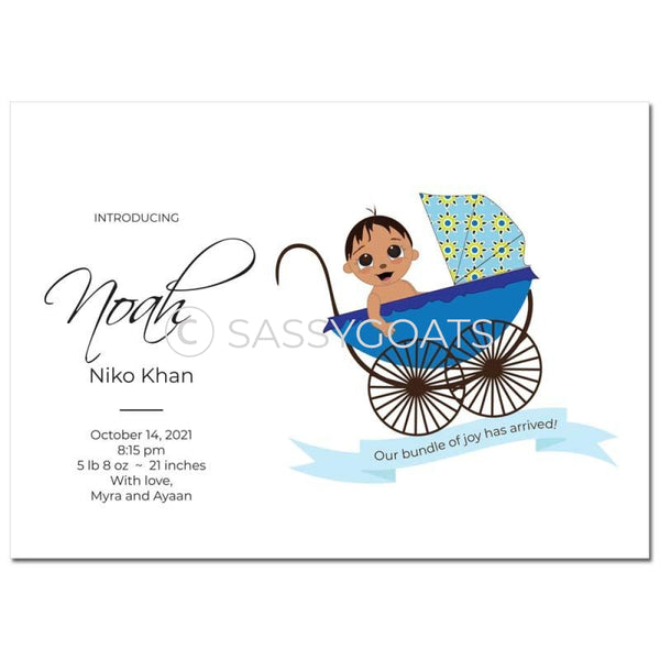 Baby Shower Announcement - Stroller