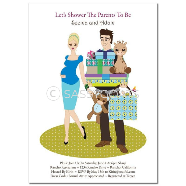 Baby Shower Invitation - Bounty Blonde