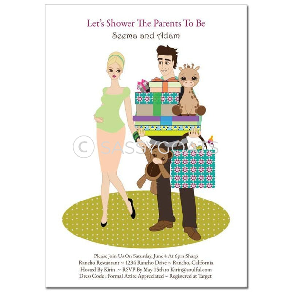Baby Shower Invitation - Bounty Blonde