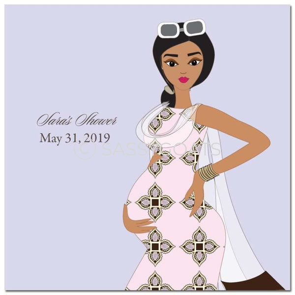Baby Shower Party And Gift Stickers - Dining Diva South Asian