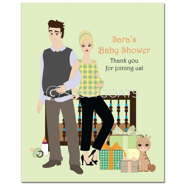 Baby Shower Party Poster - Back To Blonde