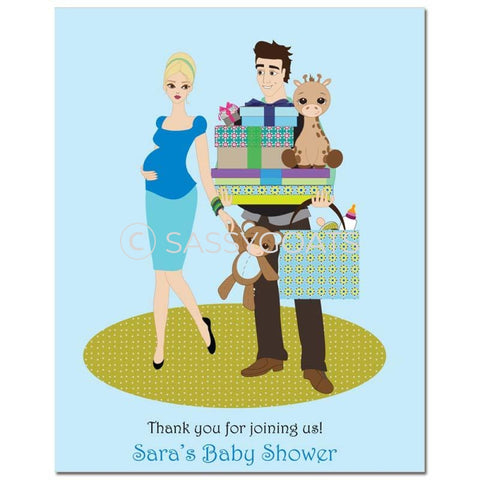 Baby Shower Party Poster - Bounty Blonde