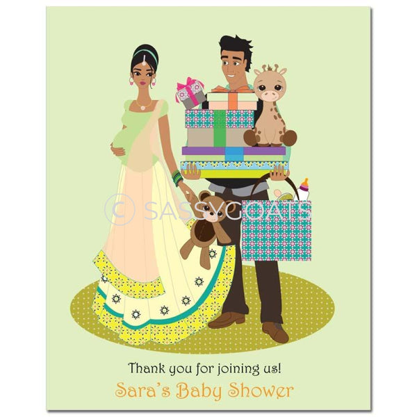 Baby Shower Party Poster - Bounty South Asian