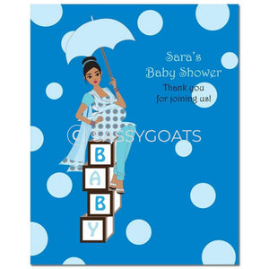 Baby Shower Party Poster - Diva Blocks South Asian