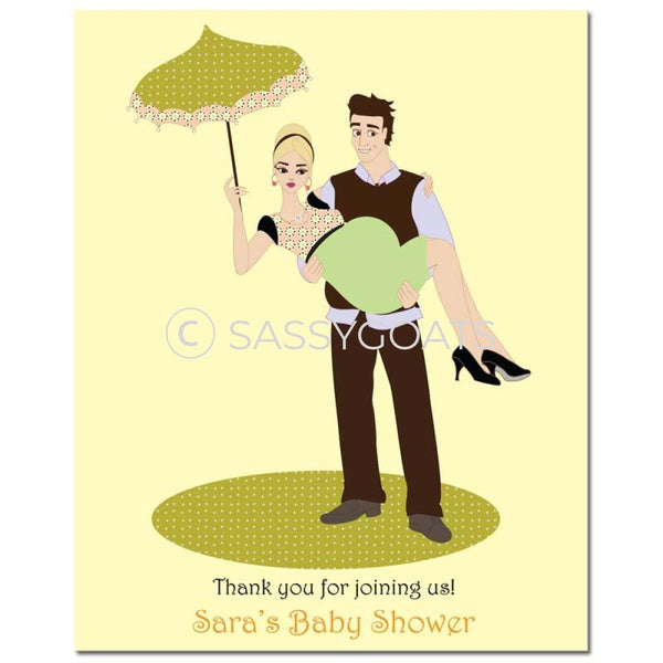 Baby Shower Party Poster - Mommy Cargo Blonde