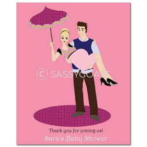 Baby Shower Party Poster - Mommy Cargo Blonde