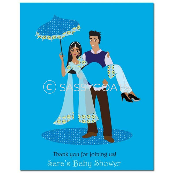 Baby Shower Party Poster - Mommy Cargo South Asian