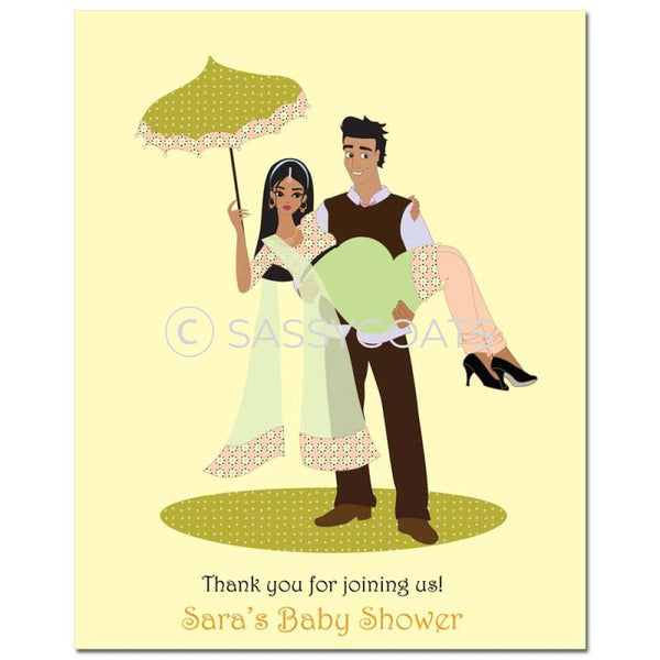 Baby Shower Party Poster - Mommy Cargo South Asian