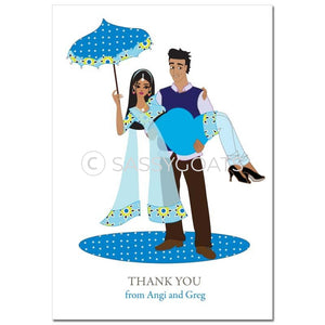 Baby Shower Thank You Card - Mommy Cargo South Asian