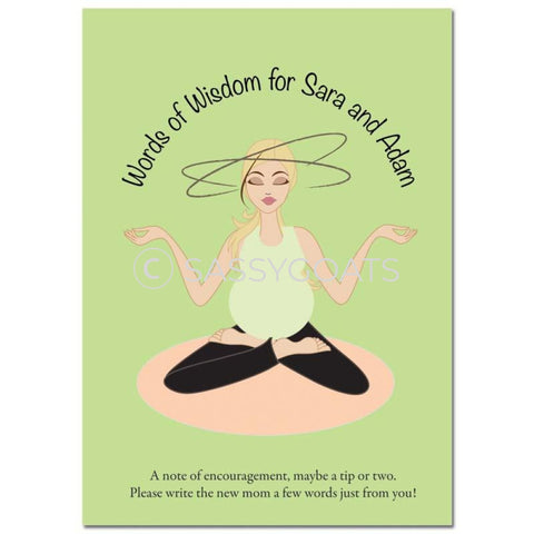 Blonde Baby Shower Games - Meditating Mommy