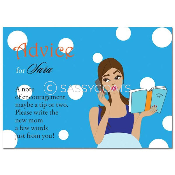 Brunette Baby Shower Games - Confused Mommy