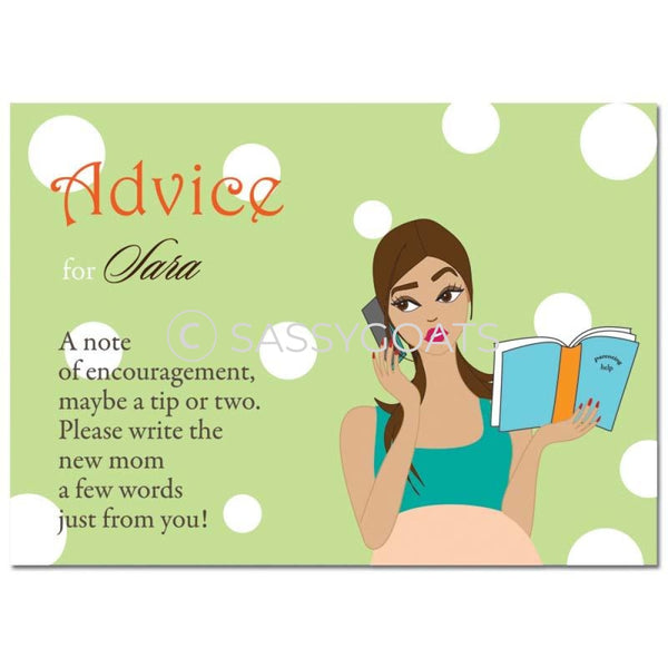 Brunette Baby Shower Games - Confused Mommy