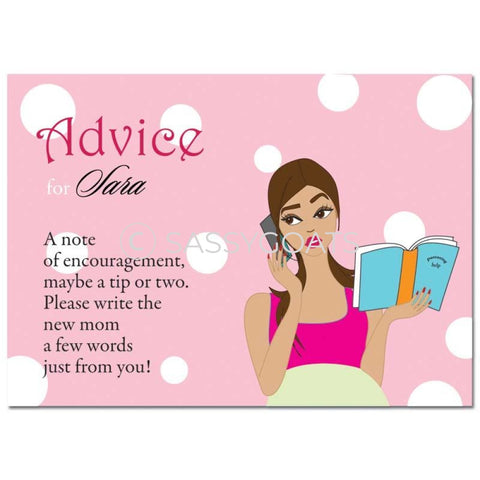 Brunette Baby Shower Games - Confused Mommy
