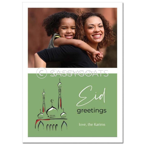 Eid Photocard - Abstract Mosque