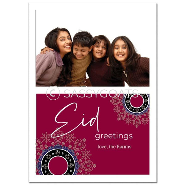 Eid Photocard - Filigree Split