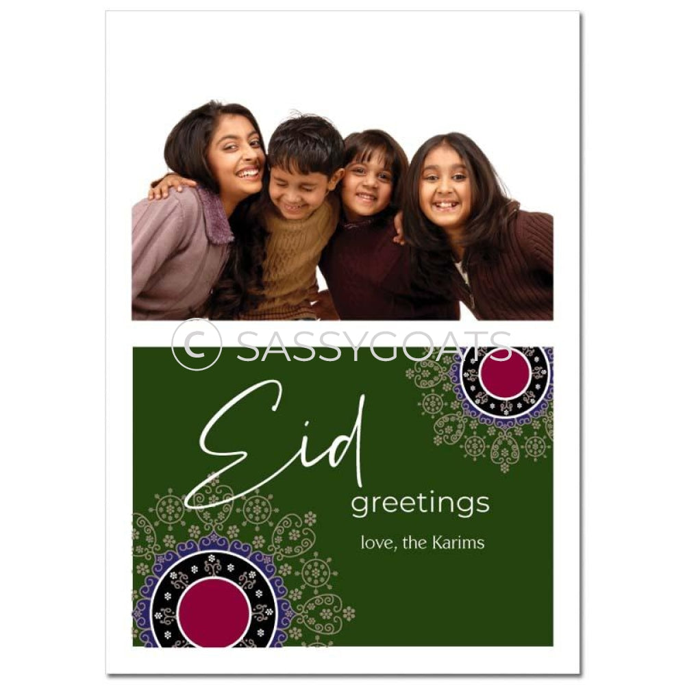 Eid Photocard - Filigree Split