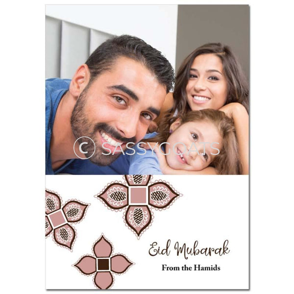 Eid Photocard - Floral Henna