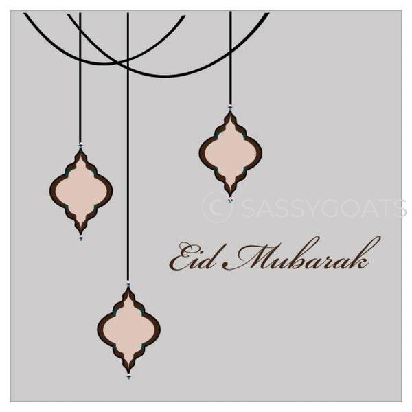 Eid Stickers - Hanging Medallions