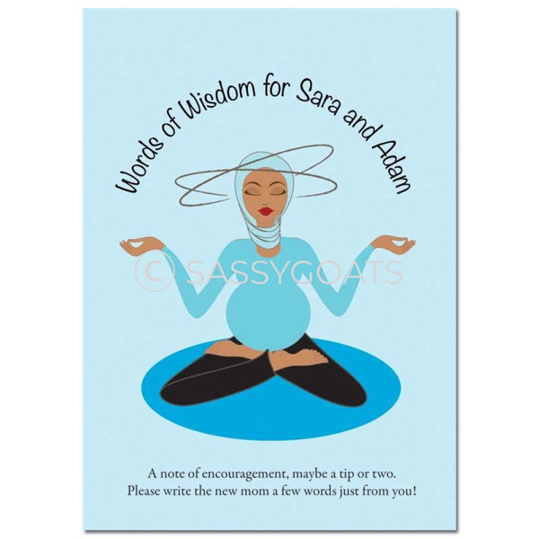 Hijab Baby Shower Games - Meditating Mommy