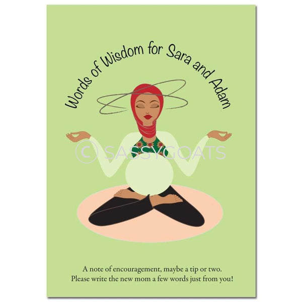Hijab Baby Shower Games - Meditating Mommy