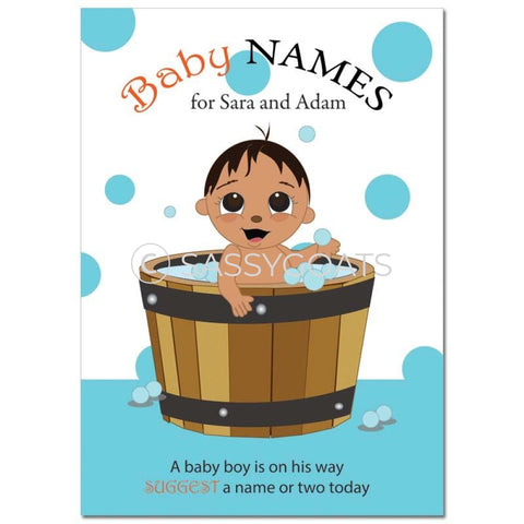 Indian Baby Shower Games - Bucket Name Suggestions