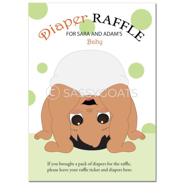 Indian Baby Shower Games - Bum Diaper Raffle