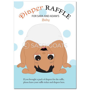 Indian Baby Shower Games - Bum Diaper Raffle