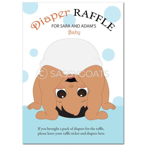 Indian Baby Shower Games - Bum Diaper Raffle