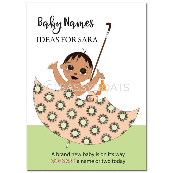 Indian Baby Shower Games - Umbrella Name Suggestions