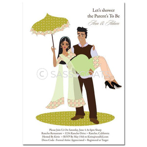 Indian Baby Shower Invitation - Mommy Cargo