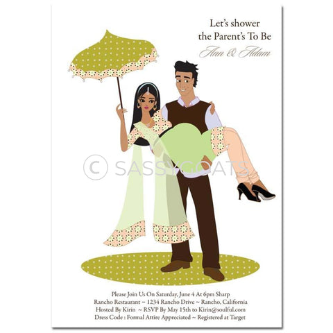 Indian Baby Shower Invitation - Mommy Cargo