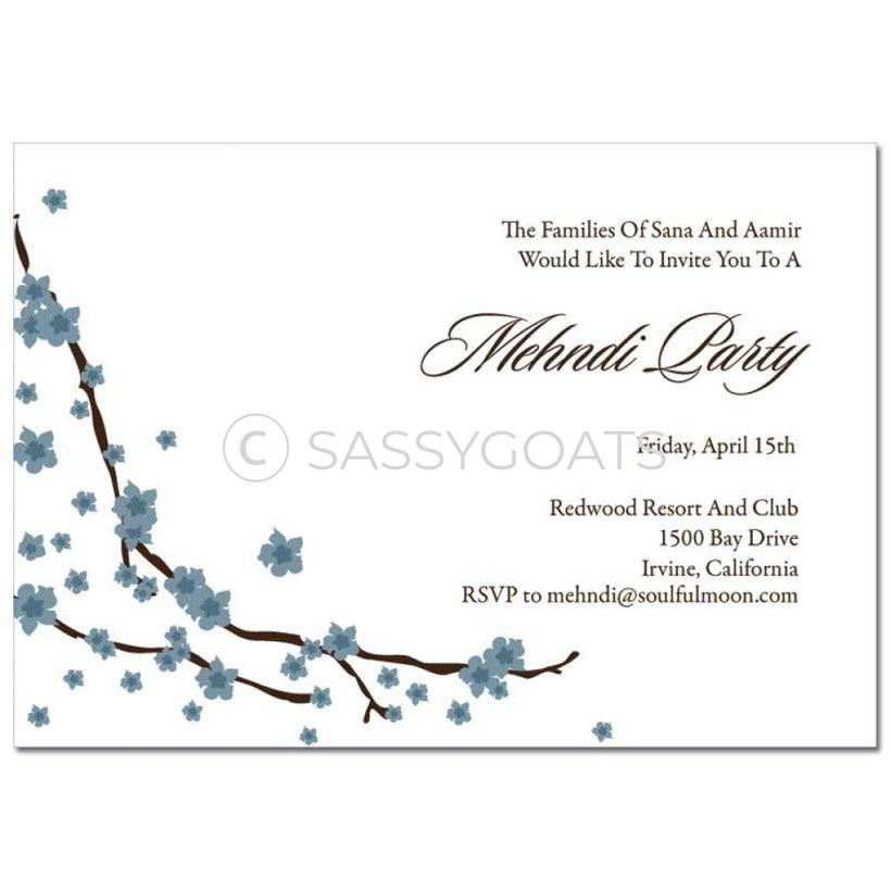 Mehndi and Henna Invitations