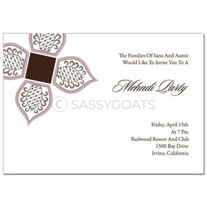 Indian Mehndi Invitation - Eastern Sparks