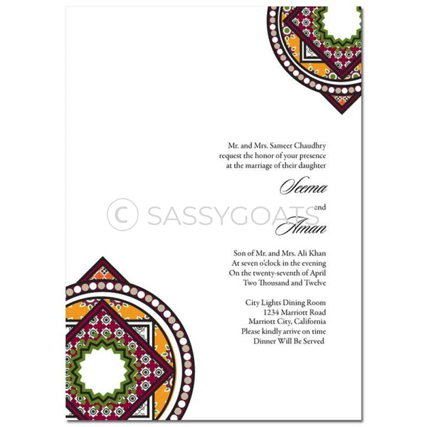 Indian Wedding Invitation - Classy Corners