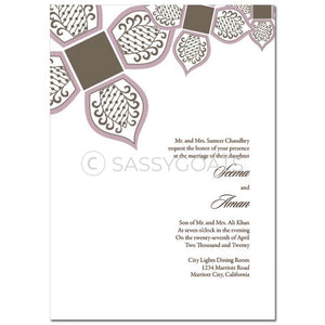 Indian Wedding Invitation - Eastern Sparks