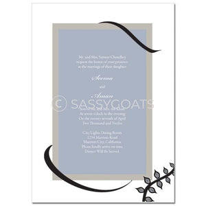 Indian Wedding Invitation - Eastern Vines