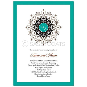 Indian Wedding Invitation - Enchanting Emblem