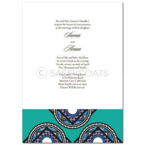 Indian Wedding Invitation - Mystic Mosaic