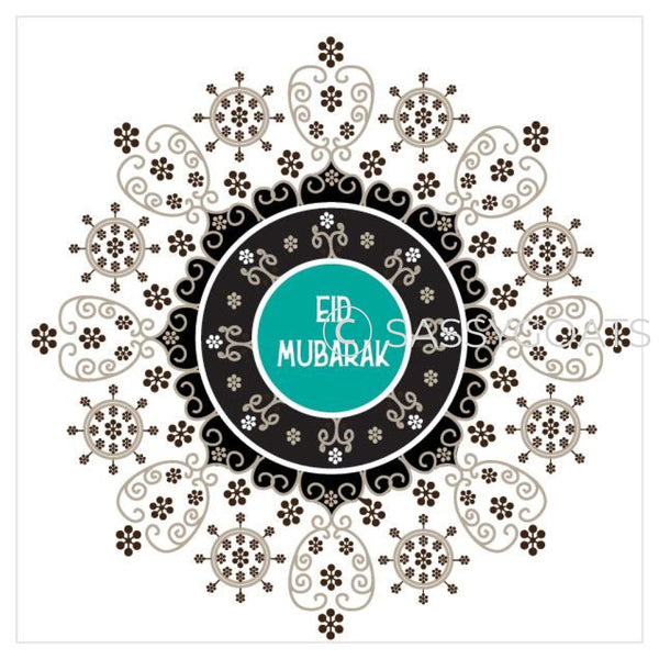 Ramadan And Eid Gift Stickers - Festive Filigree
