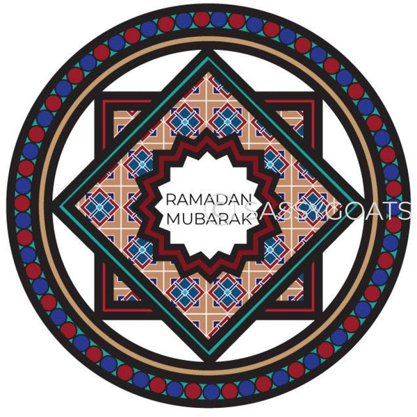 Ramadan Stickers - Stained Glass